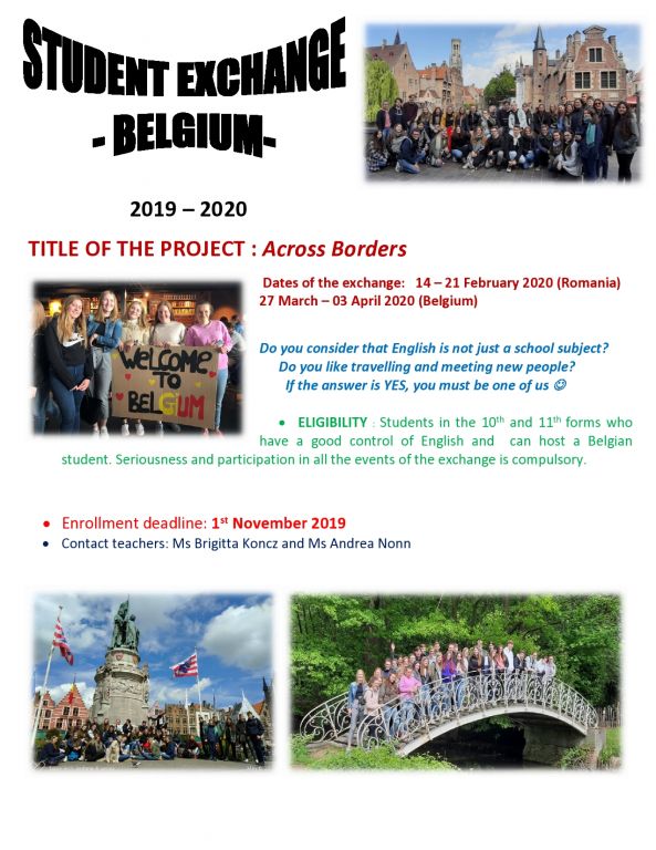 Student exchange - Belgium