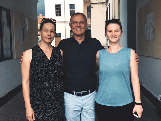 Iskolánk volt diákja, Cseke Péter színművész újra az Alma Mater falai közt