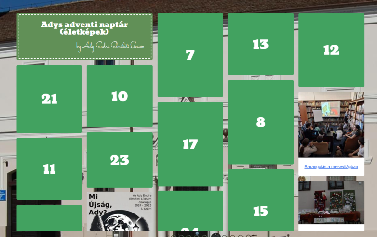 Adys adventi naptár (életképek)