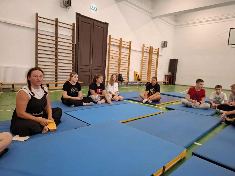 Integral movement óra a 6.A osztályban